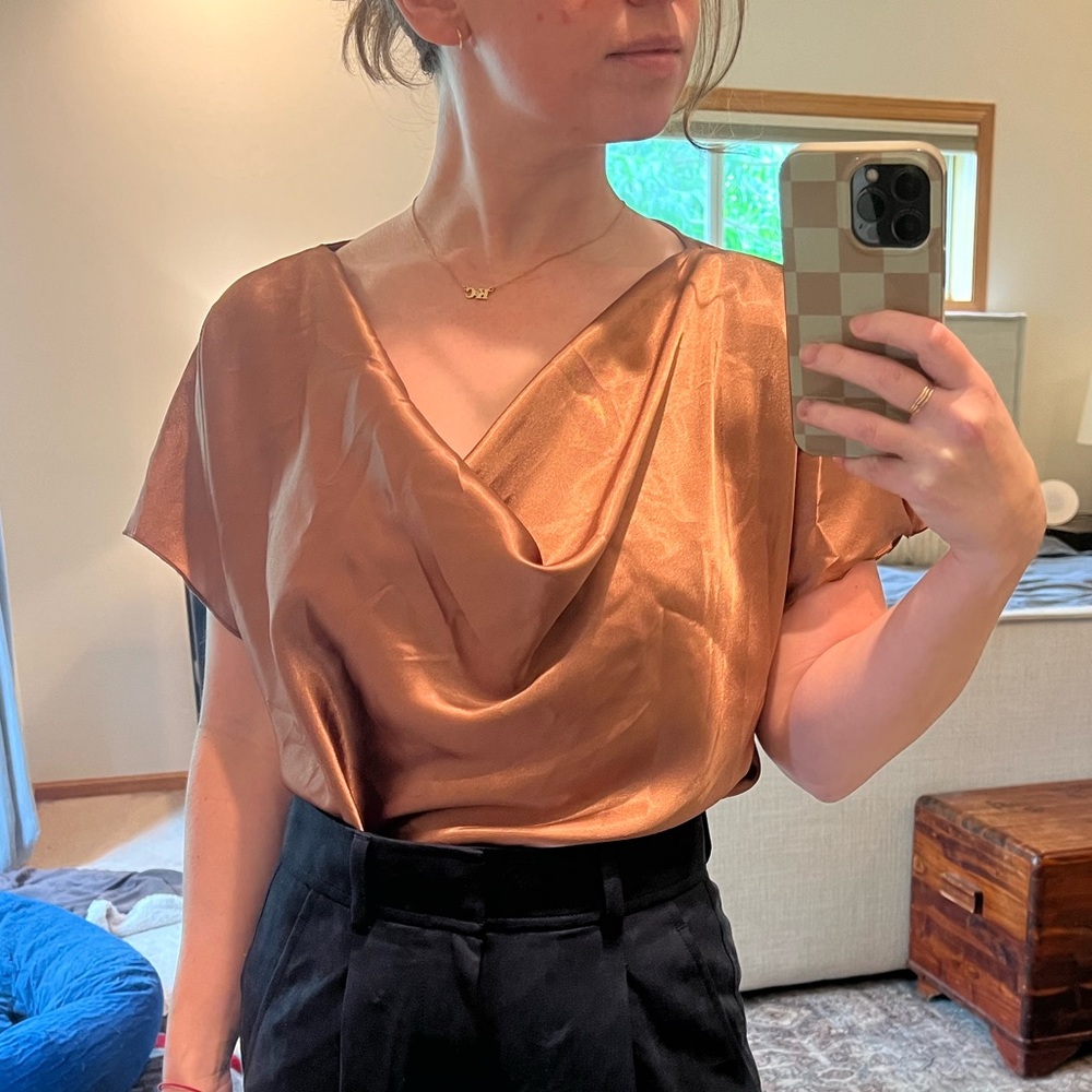 Gold shirt
